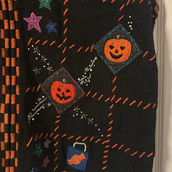 vintage halloween vest - Picture 4 of 6